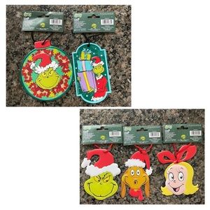 How The Grinch Stole Christmas Metal Ornaments Bundle HTF